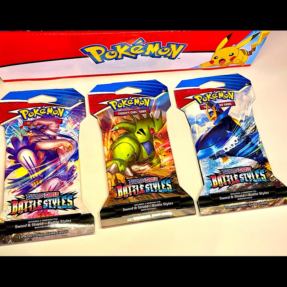 Pokémon Battle Styles 3 Pack Booster SEALED